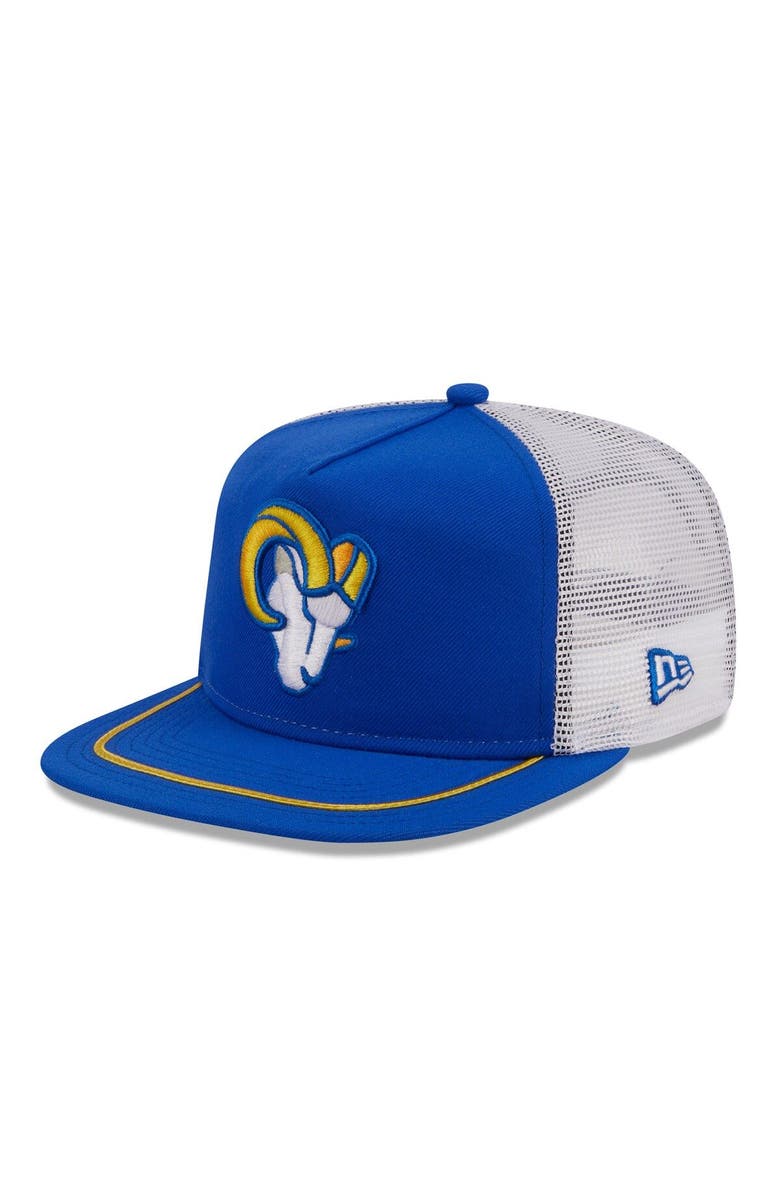 New Era Men's New Era Royal/White Los Angeles Rams Original Classic Golfer Adjustable Hat, Main, color, 