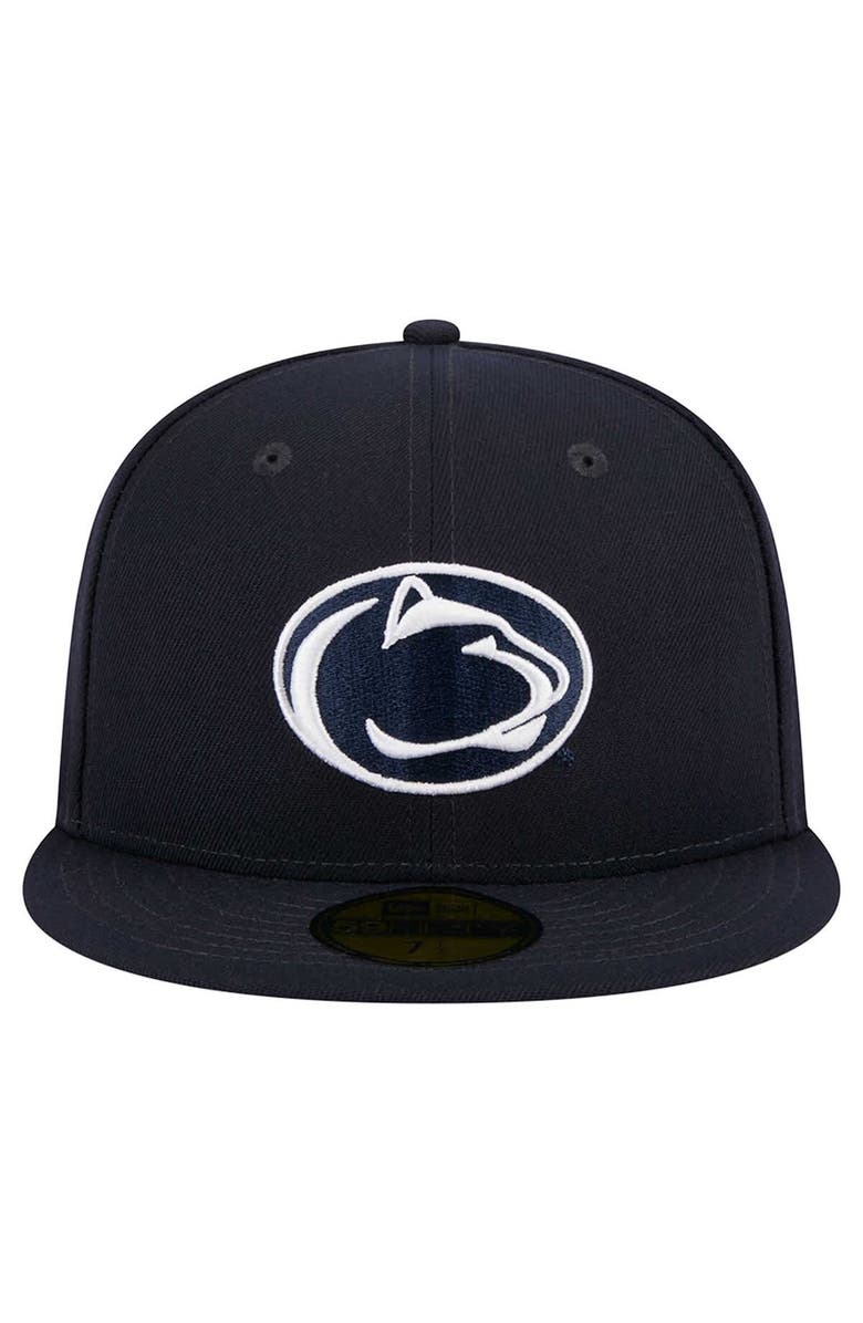 New Era Men's New Era Navy Penn State Nittany Lions 59FIFTY Fitted Hat, Alternate, color, Navy