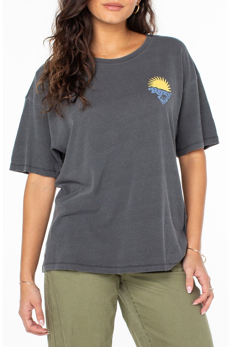 Swell Seeker Oversize Graphic T-Shirt, Main, color, PHANTOM