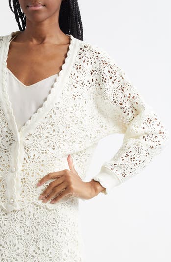 Cardigan greige stein excellent pleated knit cardigan
