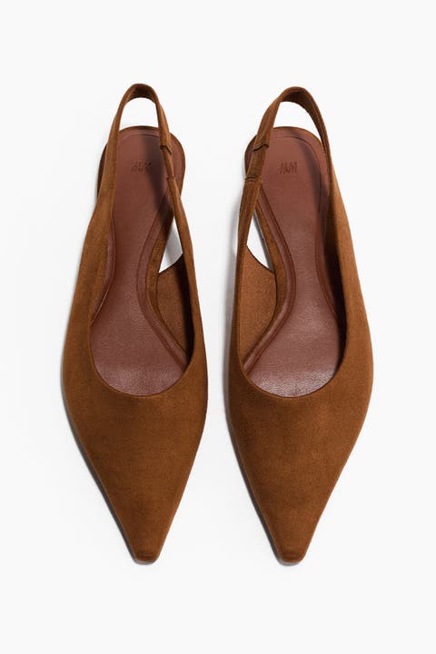 Pointed Slingbacks