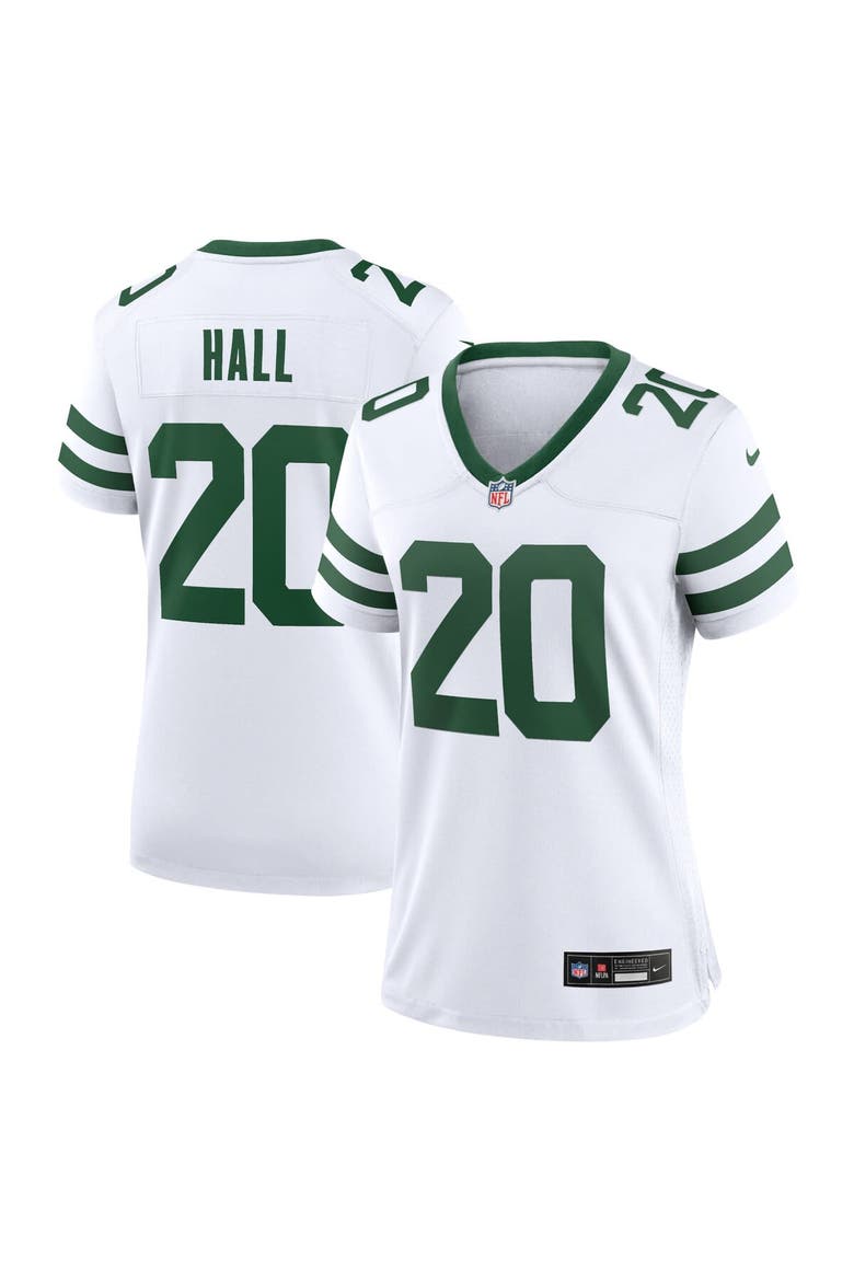Women's Nike Breece Hall Legacy White New York Jets Game Jersey, Main, color, White