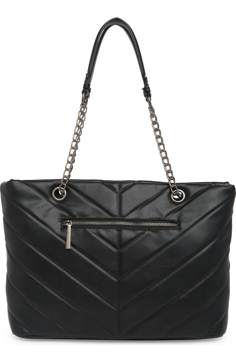 Steve Madden Blani Faux Leather Quilted Tote, Alternate, color,