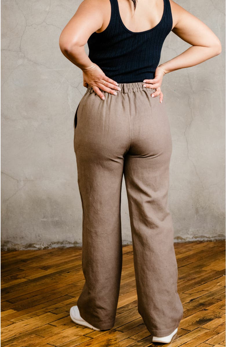 ABLE Claire Linen Pant, Alternate, color,