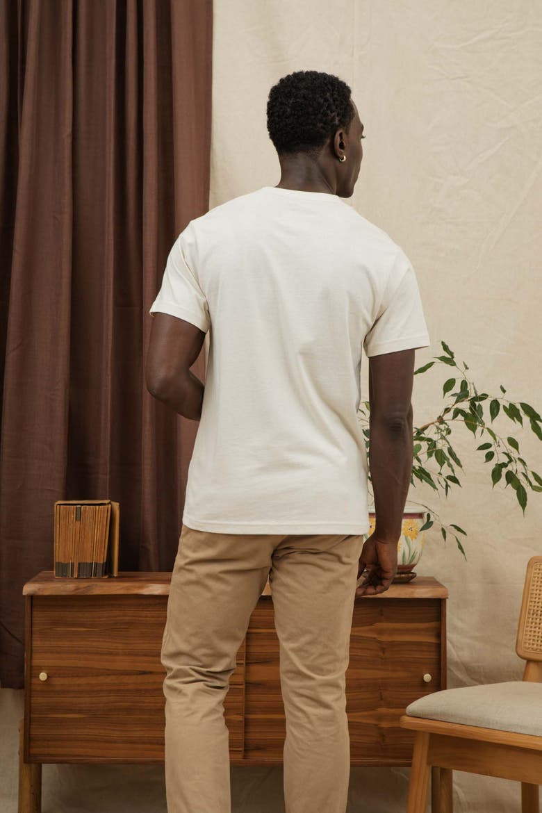 Recycled Pocket Tee, Alternate, color, Ivory