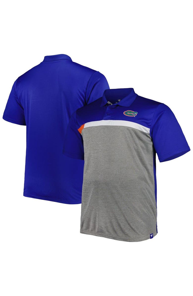 PROFILE Men's Royal/Gray Florida Gators Big & Tall Polo, Main, color,