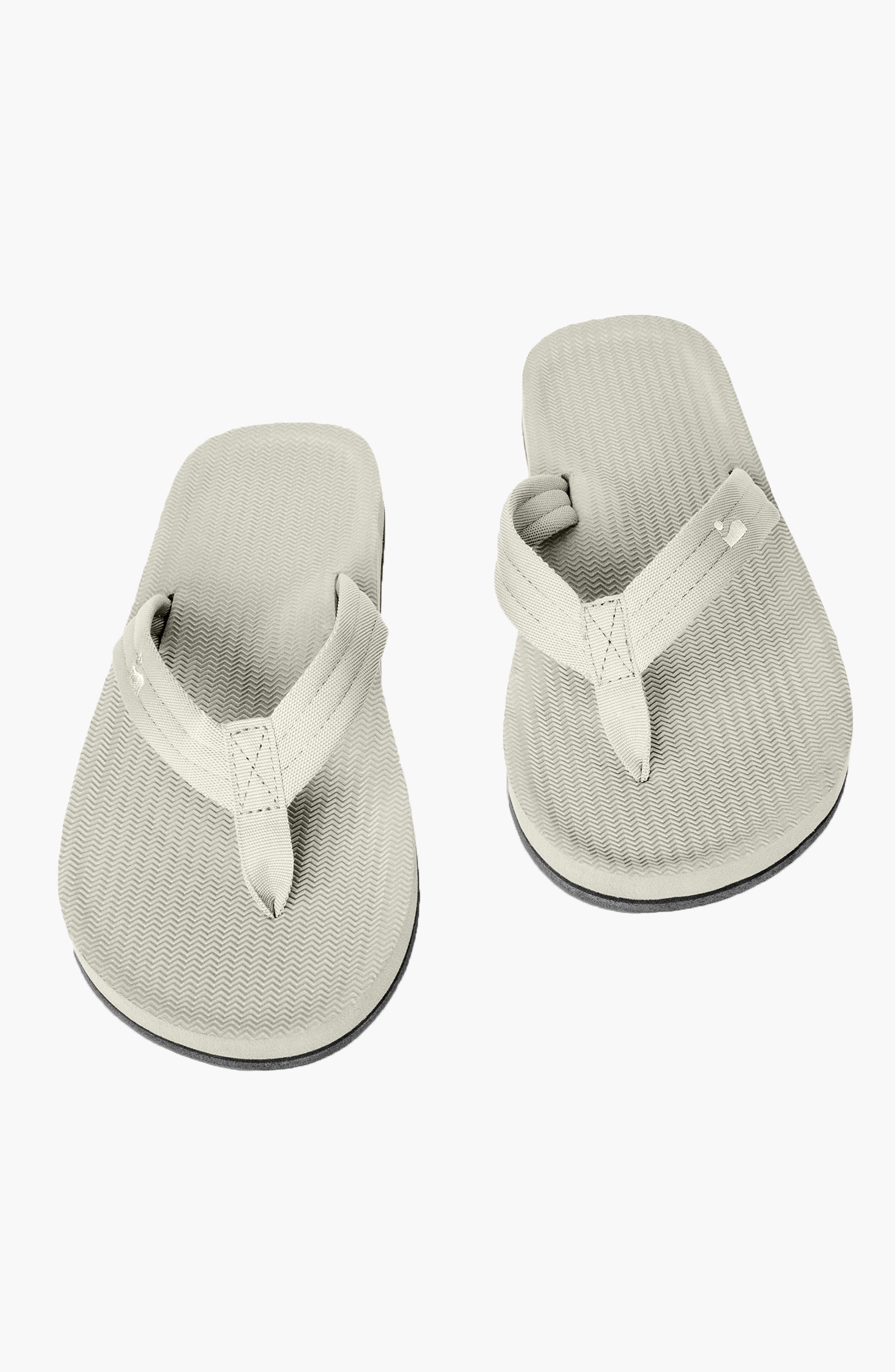 Responsibly-Made Tire Sole Easy Living Flip Flops, Alternate, color, Sea Salt