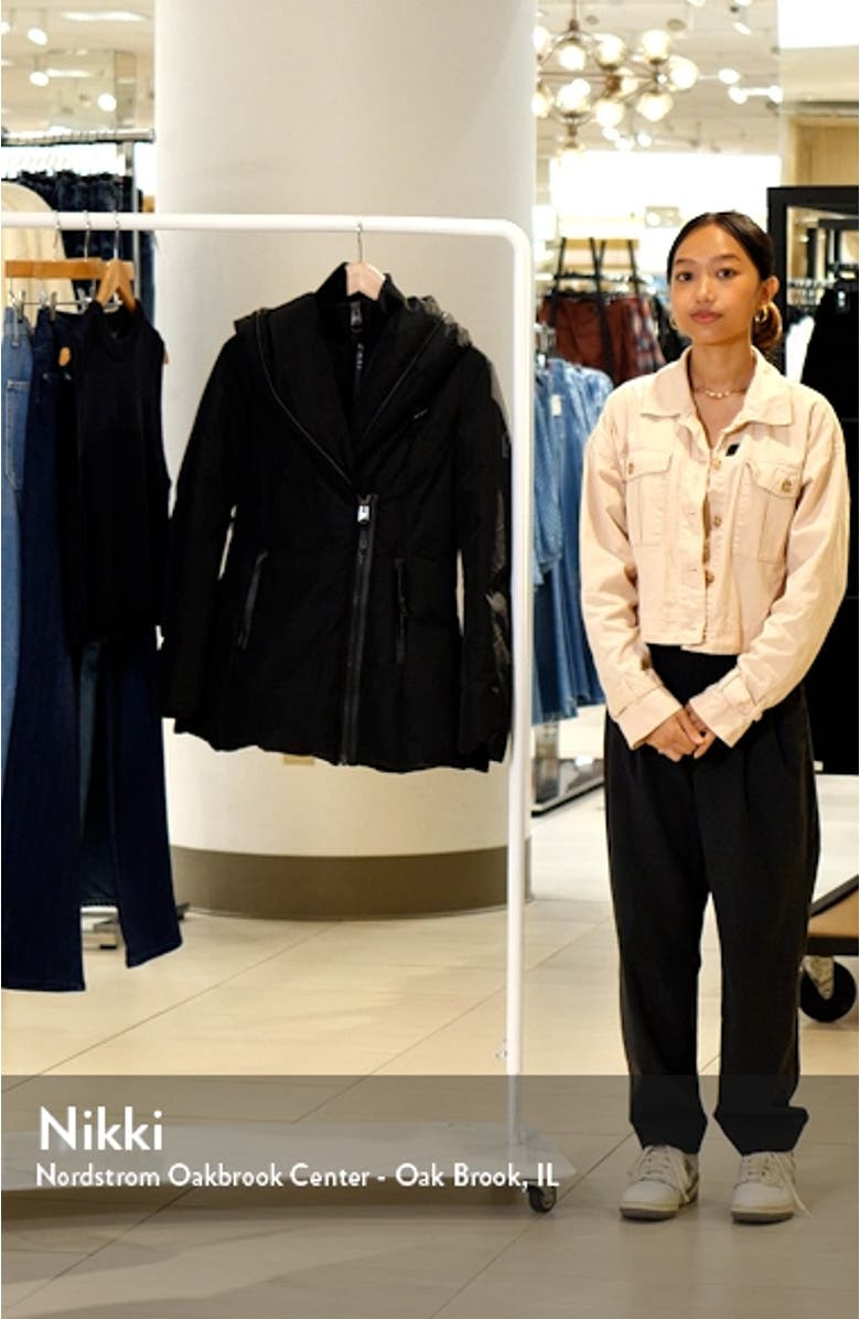 Adali Hooded Water Repellent Down Jacket, sales video thumbnail