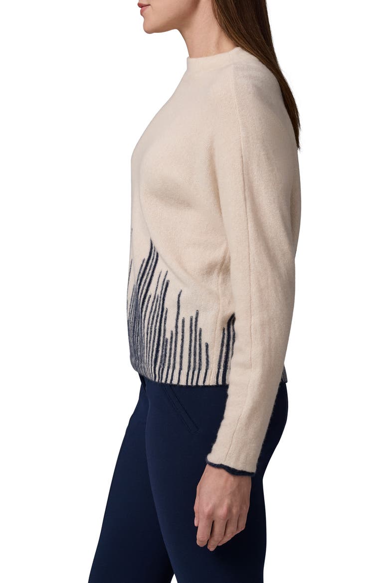Flame Stitch Cashmere Sweater, Alternate, color, NEUTRAL MULTI