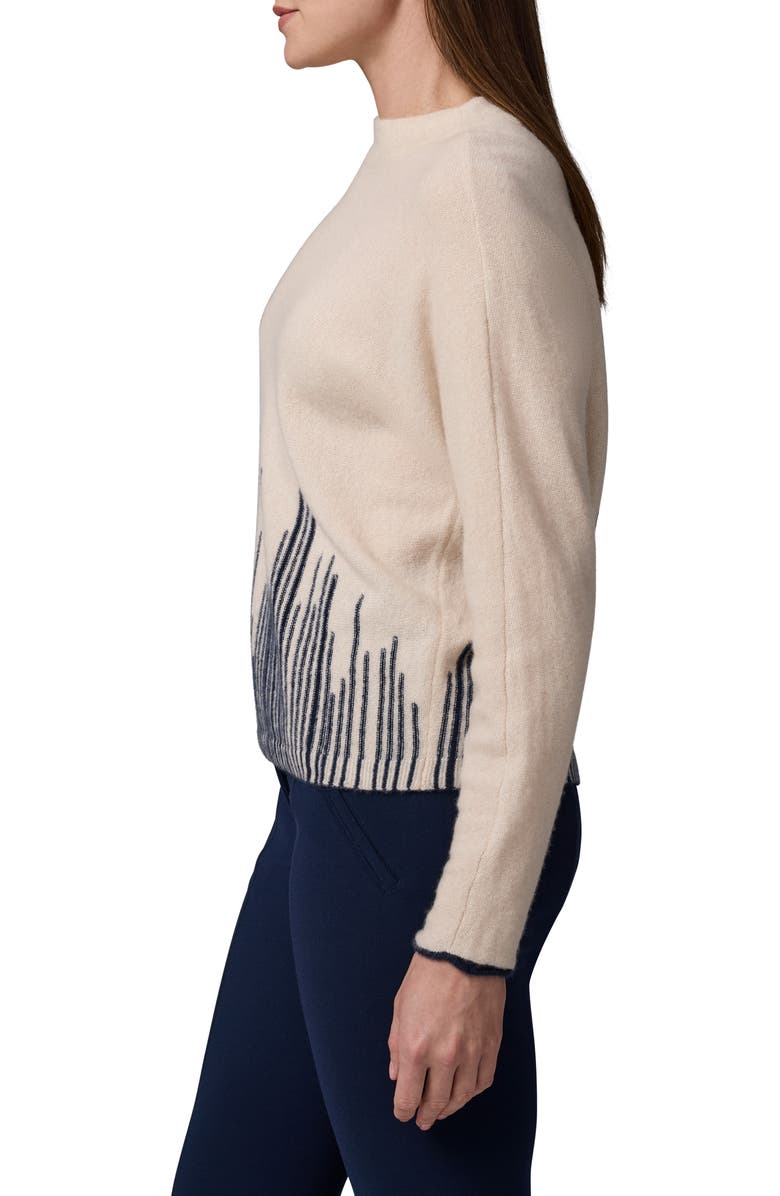 NIC+ZOE Flame Stitch Cashmere Sweater, Alternate, color, 