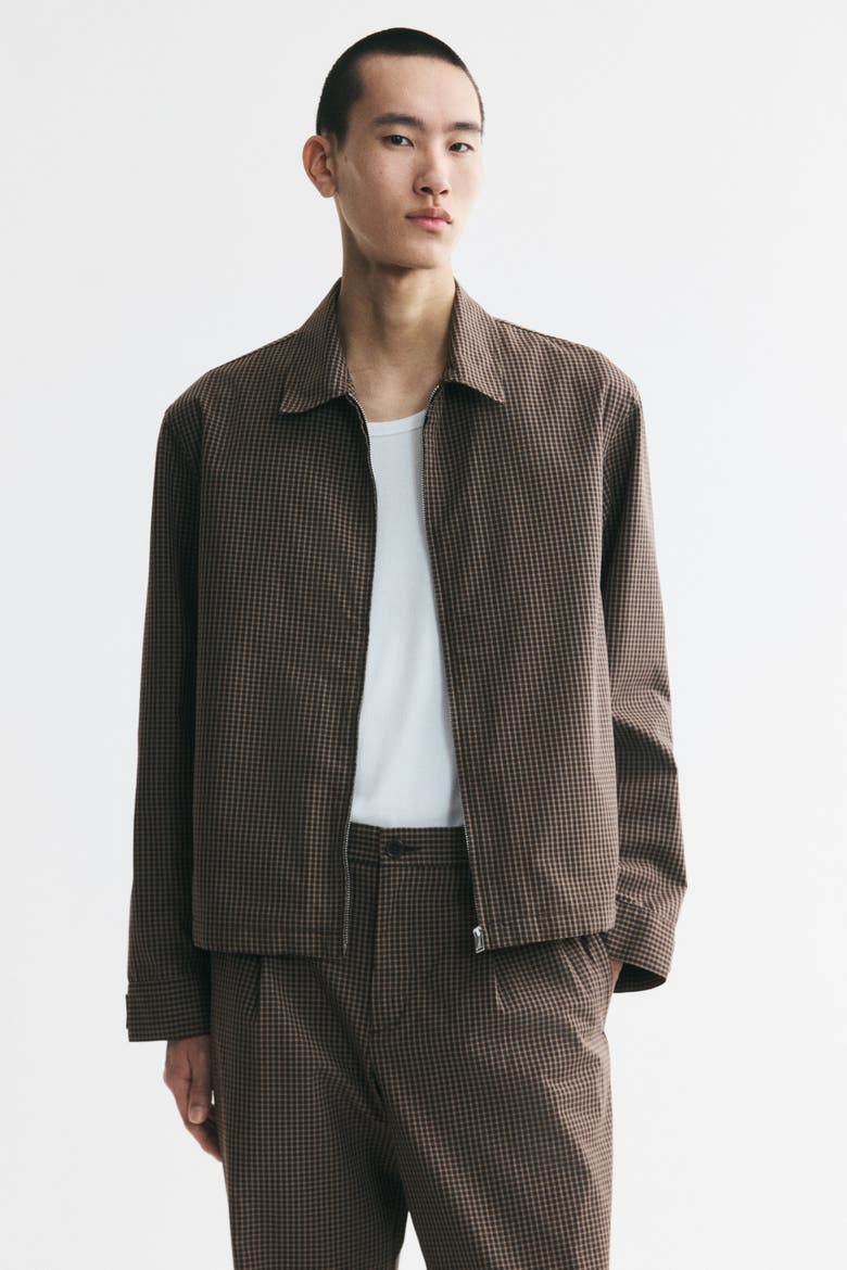 Overshirt, Main, color, Dark brown/checked