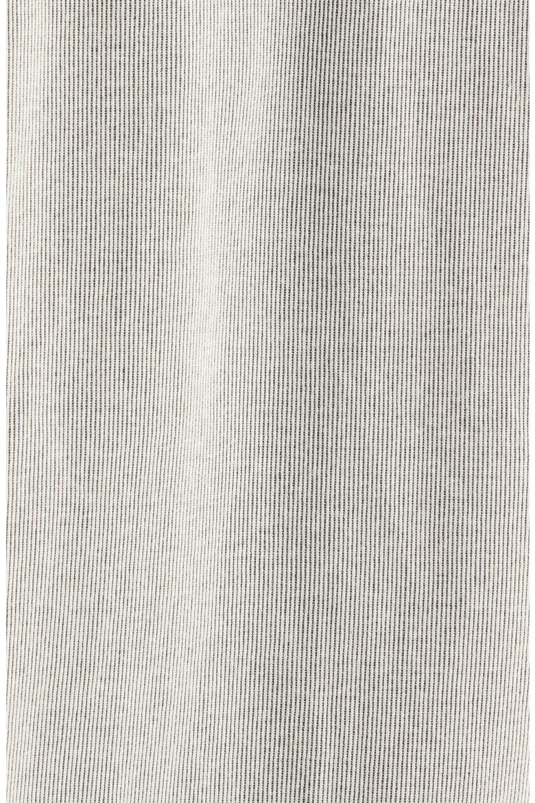 Tomorrows Ribbed Cotton Blend Longline Hoodie, Alternate, color, DARK HEATHER GREY CO