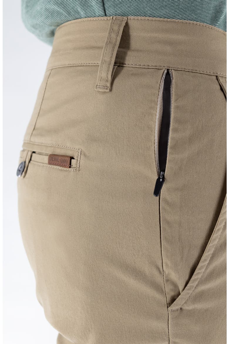 Maneuver Slim Straight Leg Performance Twill Pants, Alternate, color, MEDIUM BEIGE/ KHAKI