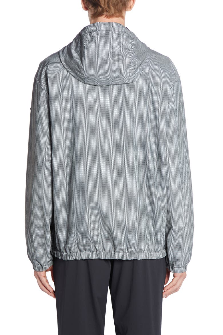 Sautron Hooded Reflective Mesh Jacket, Alternate, color, GREY