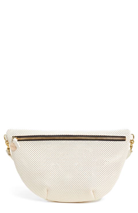Grande Perforated Leather Belt Bag