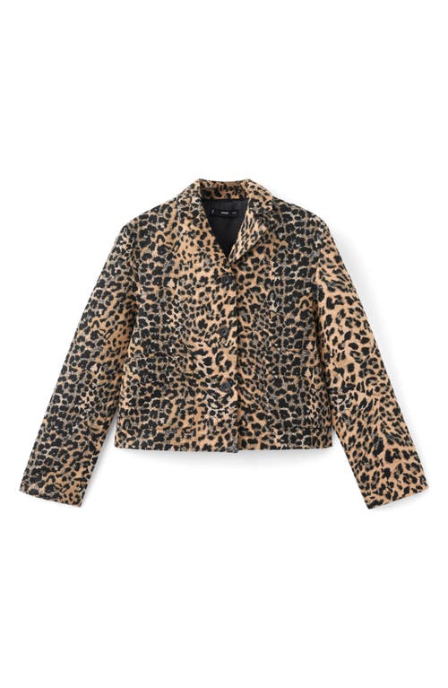 Mango Anita Metallic Jacket In Multi