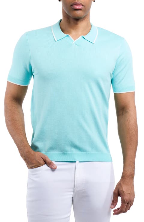 V-Neck Polo Sweater