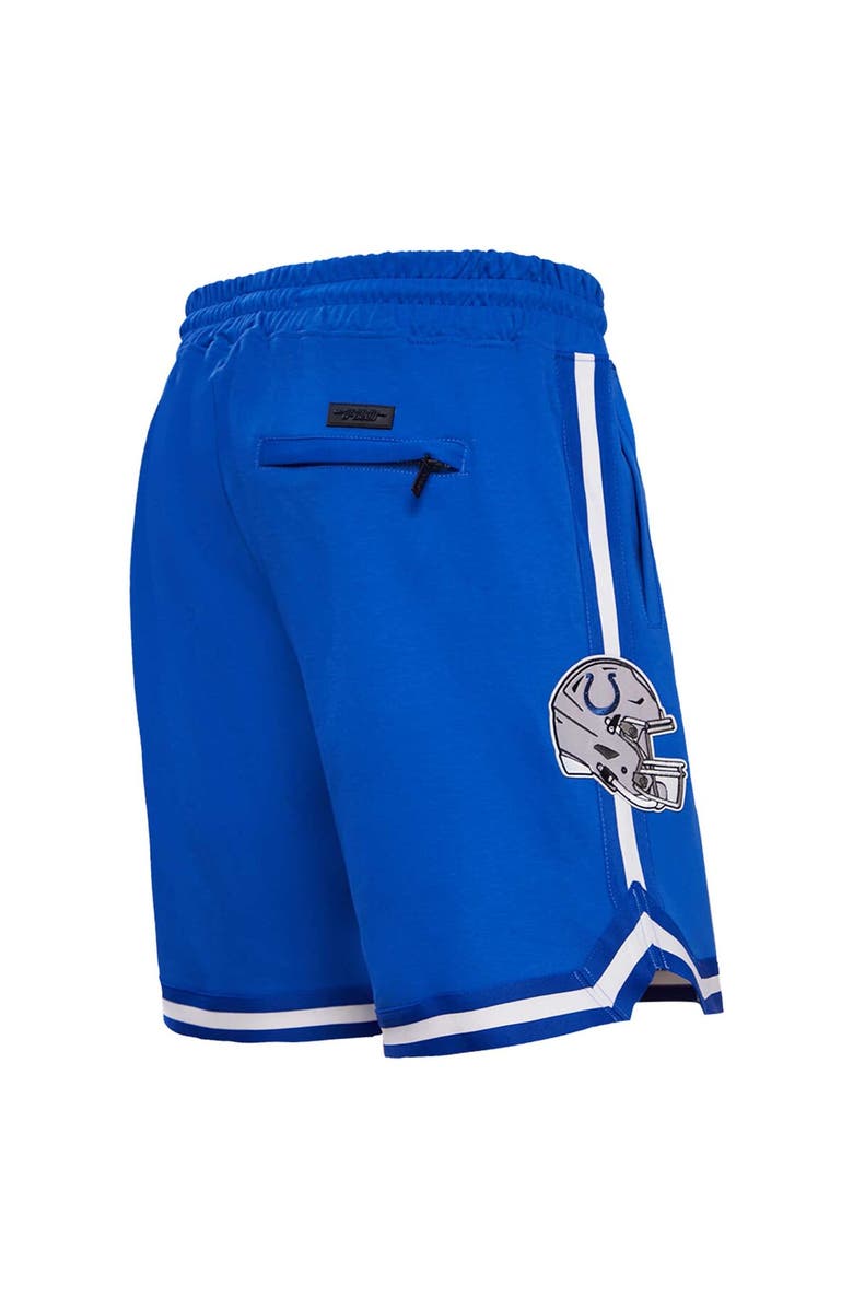 PRO STANDARD Men's Pro Standard Royal Indianapolis Colts Classic Chenille Shorts, Alternate, color, 
