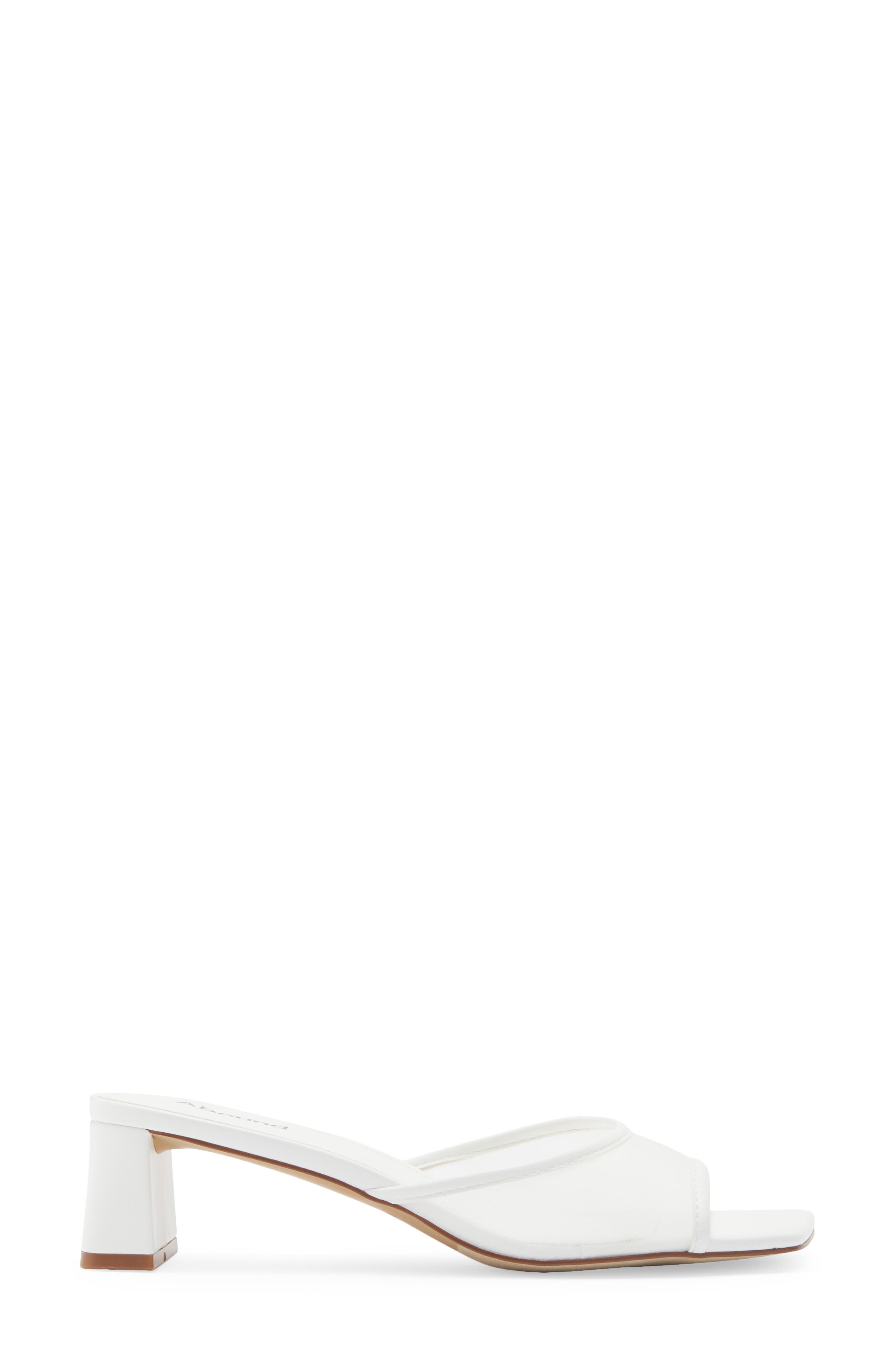 Abound Jenny Mule Sandal, Alternate, color, White Eggshell