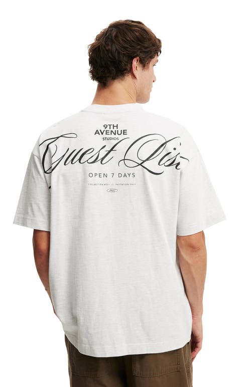 COTTON ON COTTON ON BOX FIT TEXT T-SHIRT