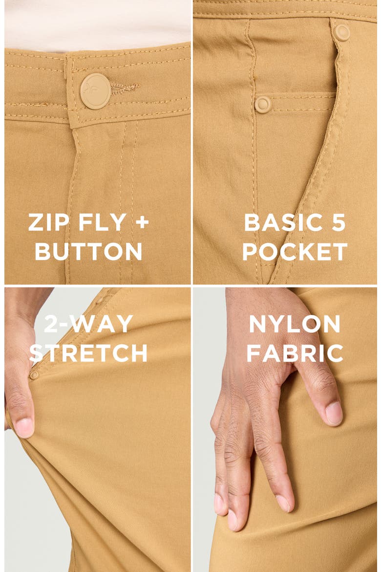 Five Pocket Shorts, Alternate, color, DIJON