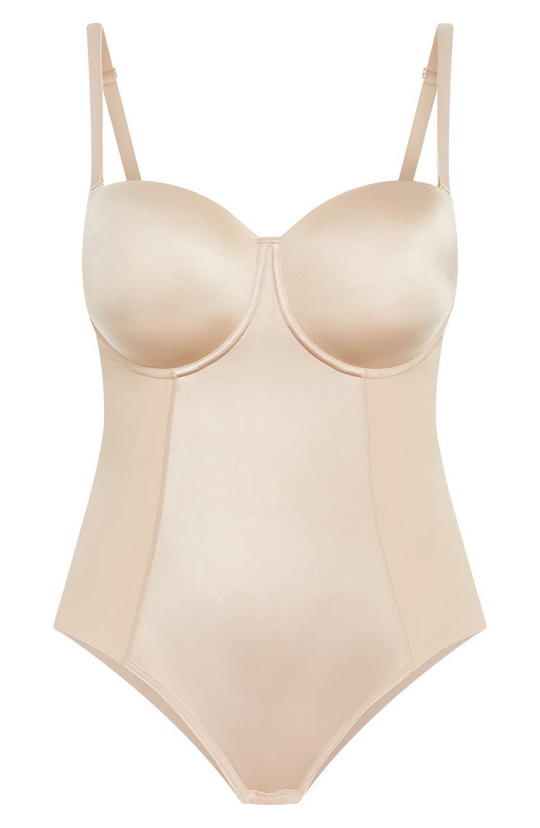 City Chic Strapless Bodysuit, Alternate, color, 