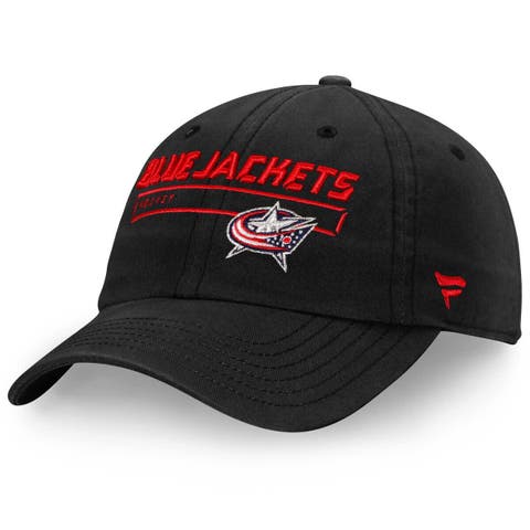 Men's Fanatics  Black Columbus Blue Jackets Authentic Pro Rinkside Fundamental Adjustable Hat