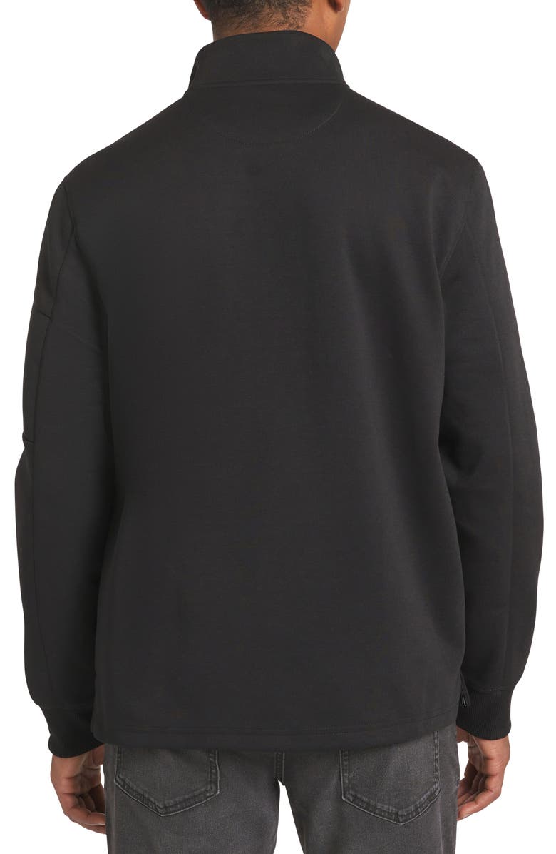 DKNY Noah Quarter Zip Sweater, Alternate, color, Black