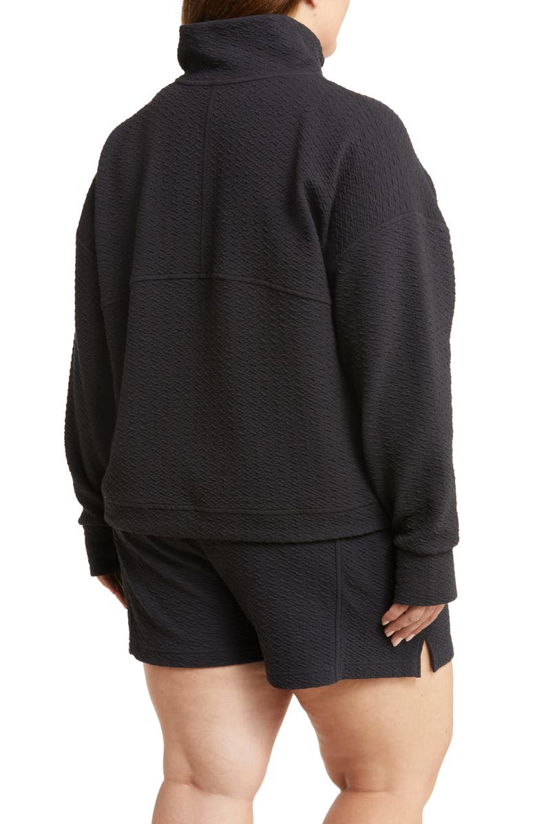 Zella Revive Half Zip Pullover Sweatshirt, Alternate, color,