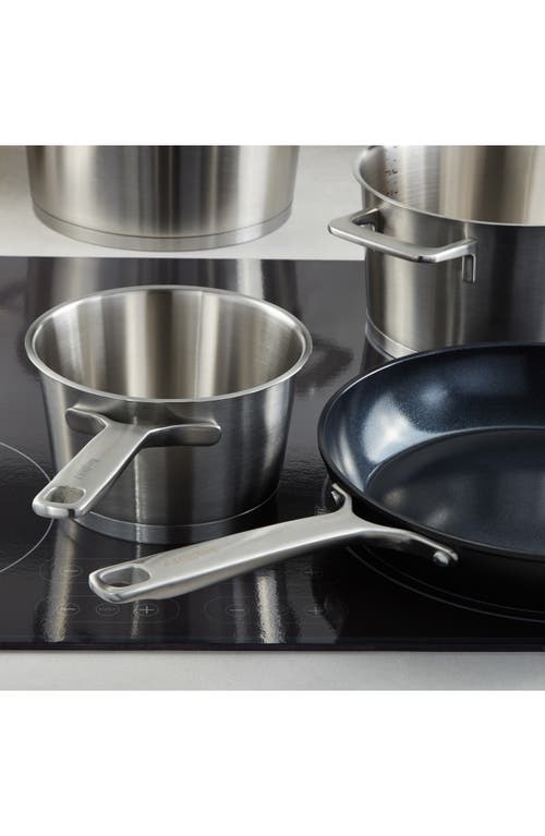 Berghoff Dina Meta 7-piece Cookware Set In Black/silver