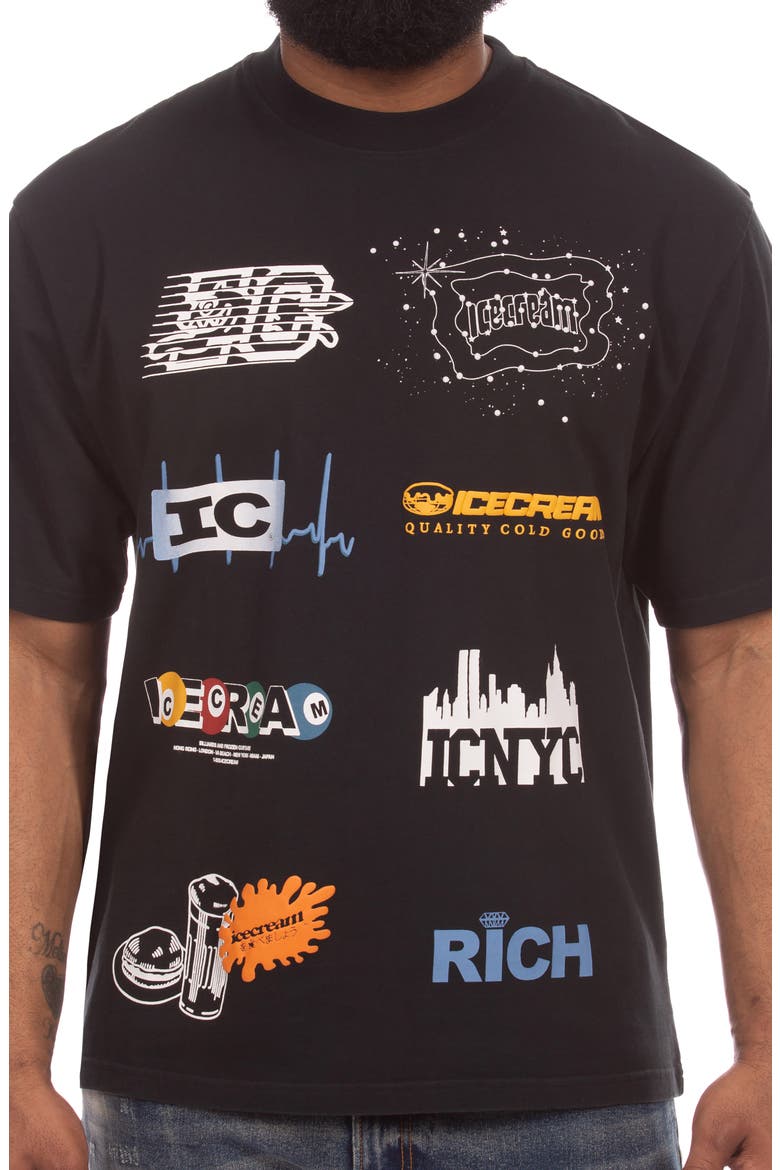 Rich Graphic T-Shirt, Alternate, color, BLACK