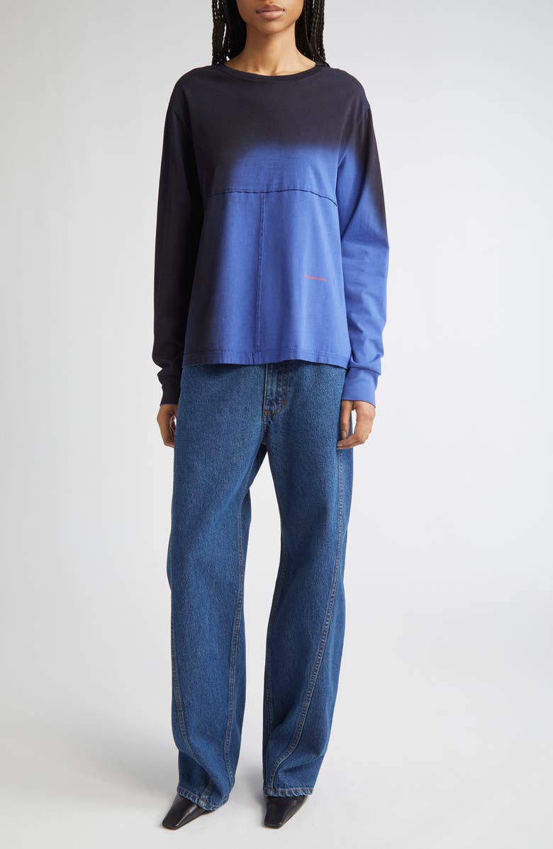 Eckhaus Latta Bend Jeans, Alternate, color, Vintage Indigo