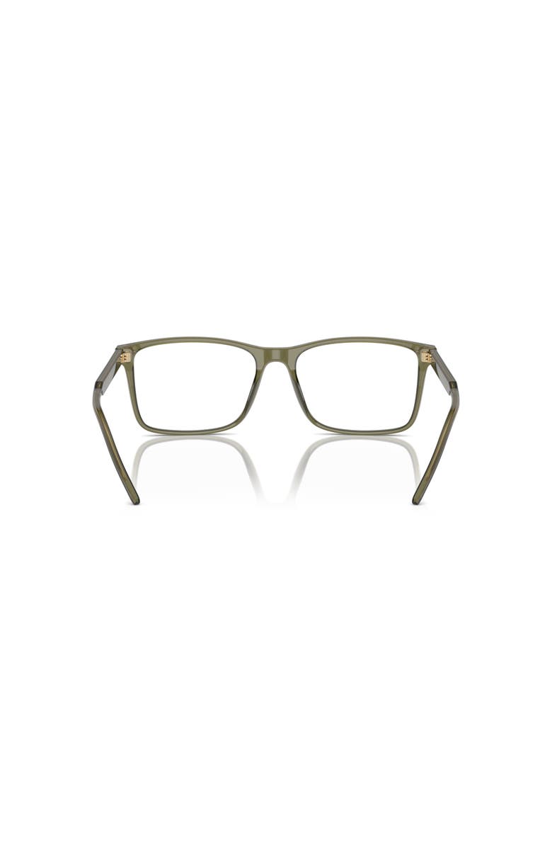 Giorgio Armani 55mm Rectangle optical glasses, Alternate, color, Green