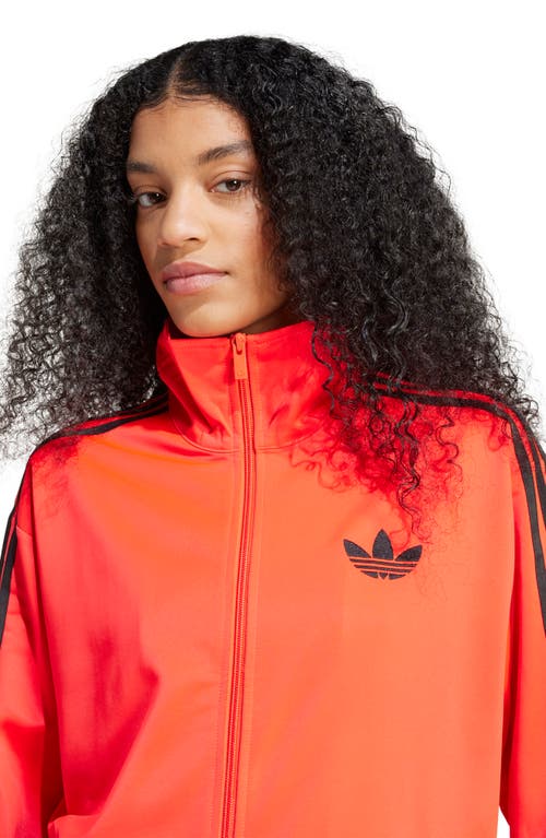 Adidas Originals Firebird Recycled Polyester Track Jacket In Orange