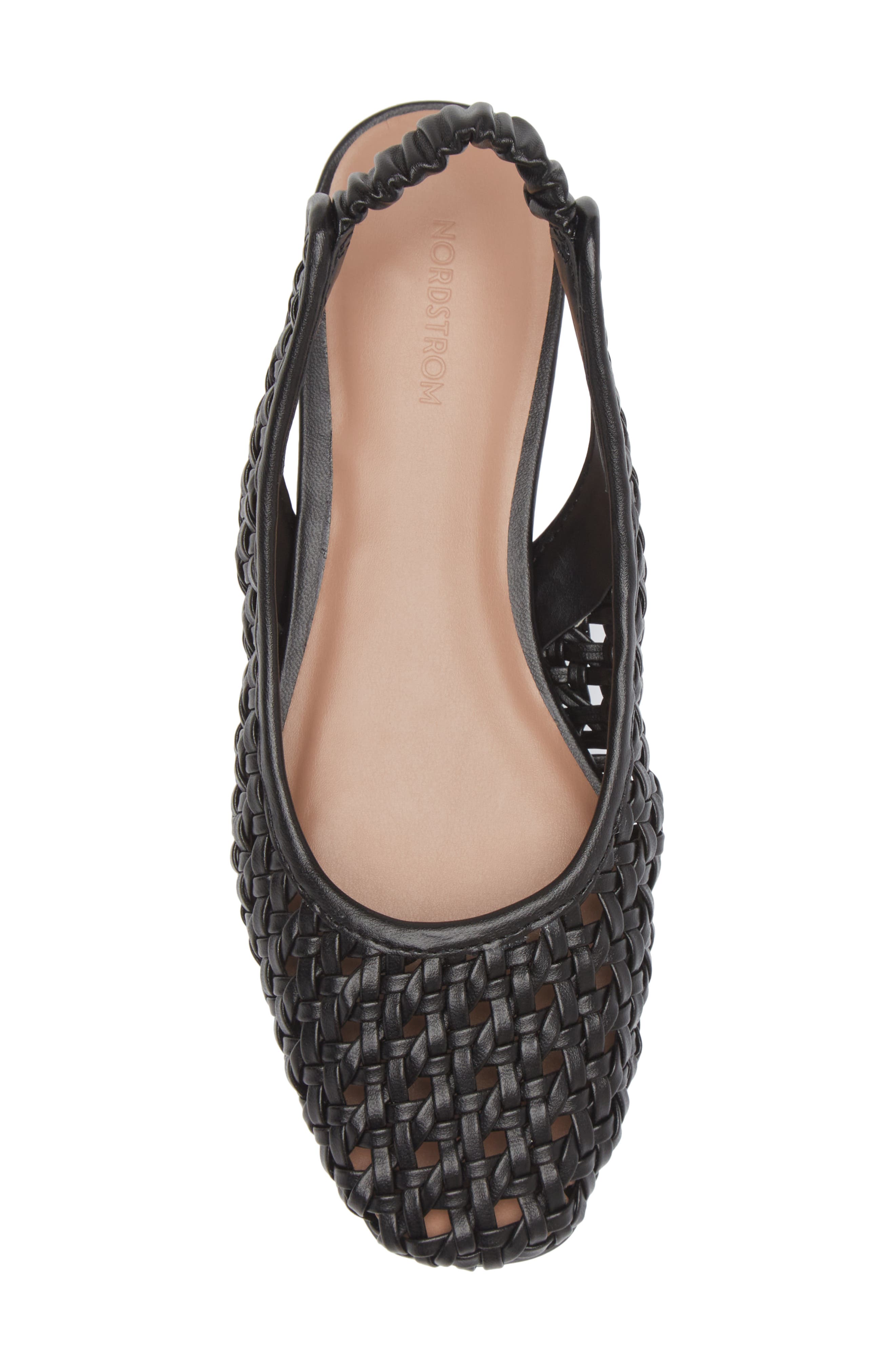 Nordstrom Arabella Woven Slingback Flat, Alternate, color, 