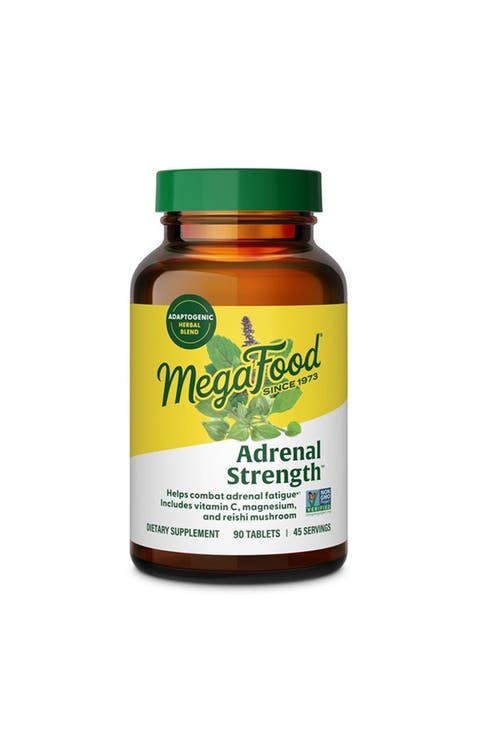 Adrenal Strength with Ashwagandha & Magnesium Glycinate, Reduces Cortisol Levels, 90 Tablets