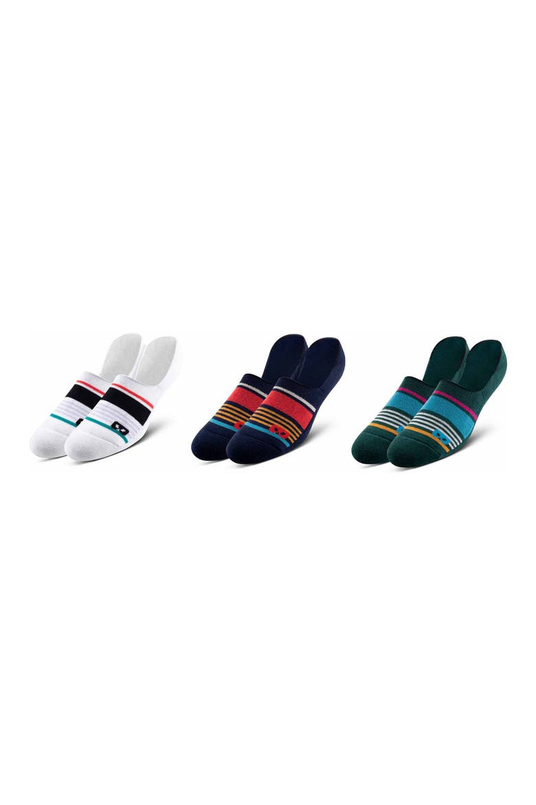3-Pack Cushion No-Show Socks, Main, color, ASSORTED