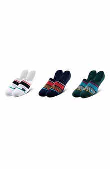 3-Pack Cushion No-Show Socks