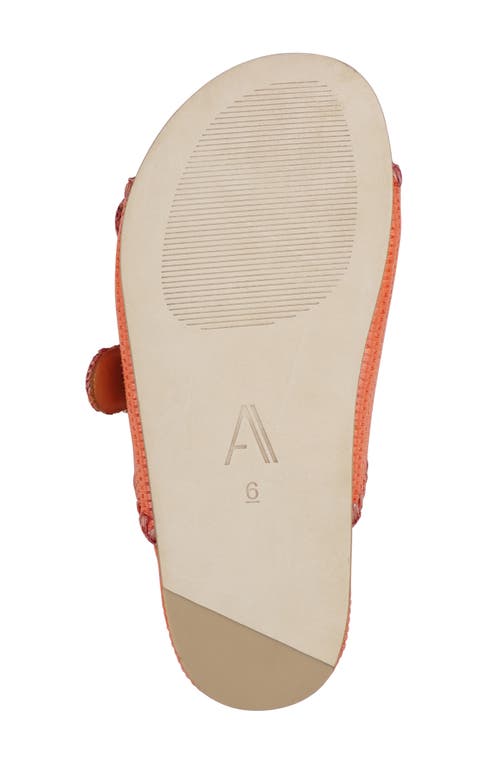 Zigi Artisan Rad Platform Sandal In Orange