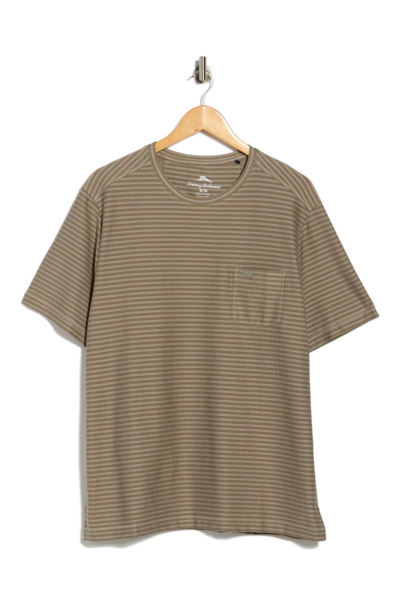 Long Shores Striped T-Shirt, Alternate, color, GARDEN GATE