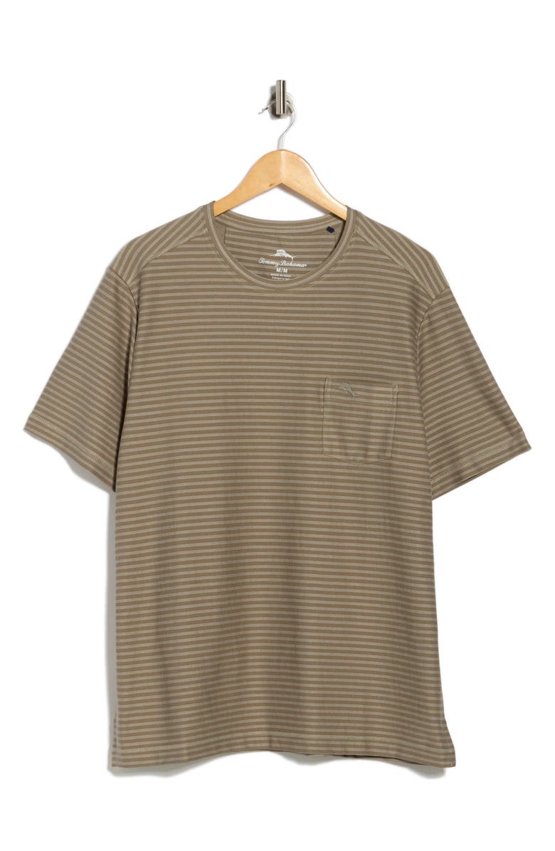 Tommy Bahama Long Shores Striped T-Shirt, Main, color, Garden Gate