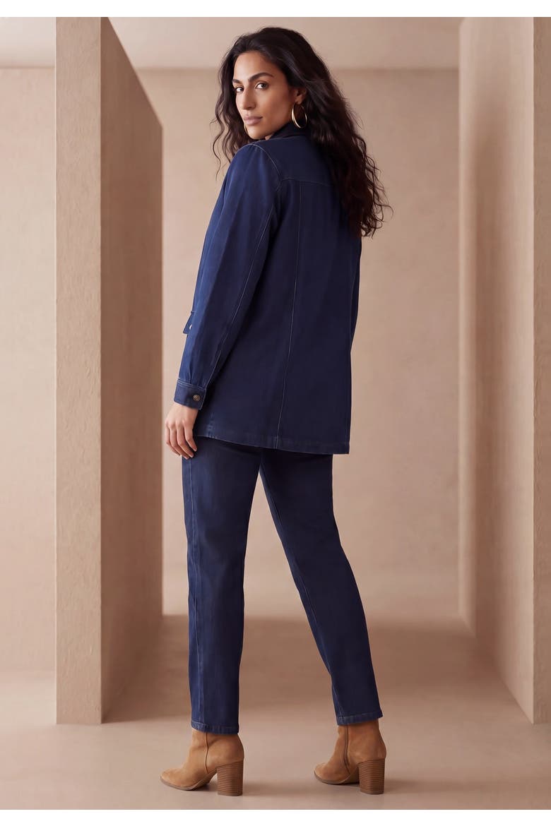Classic Denim Barn Jacket, Alternate, color, INDIGO