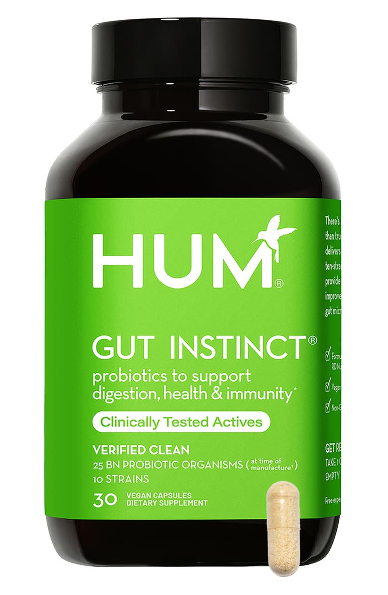 Hum Nutrition Gut Instinct<sup>™</sup> Probiotic Dietary Supplement, Main, color,