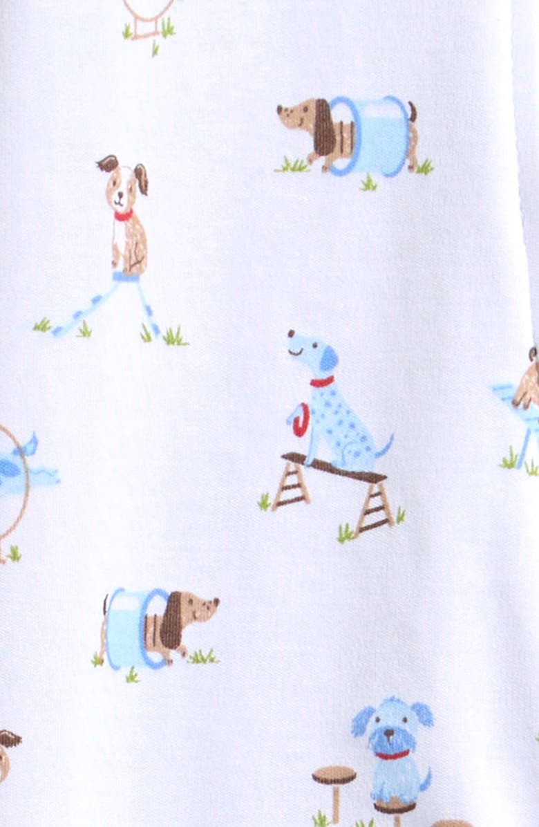 Kissy Kissy Pima Cotton Footie, Alternate, color, 