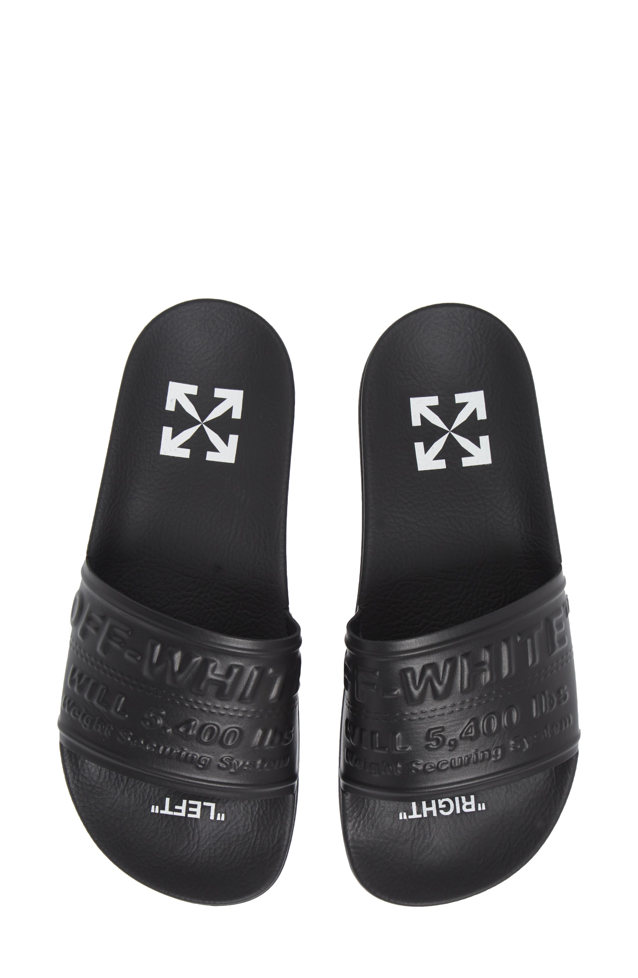 HF Slide Sandal, Alternate, color, BLACK