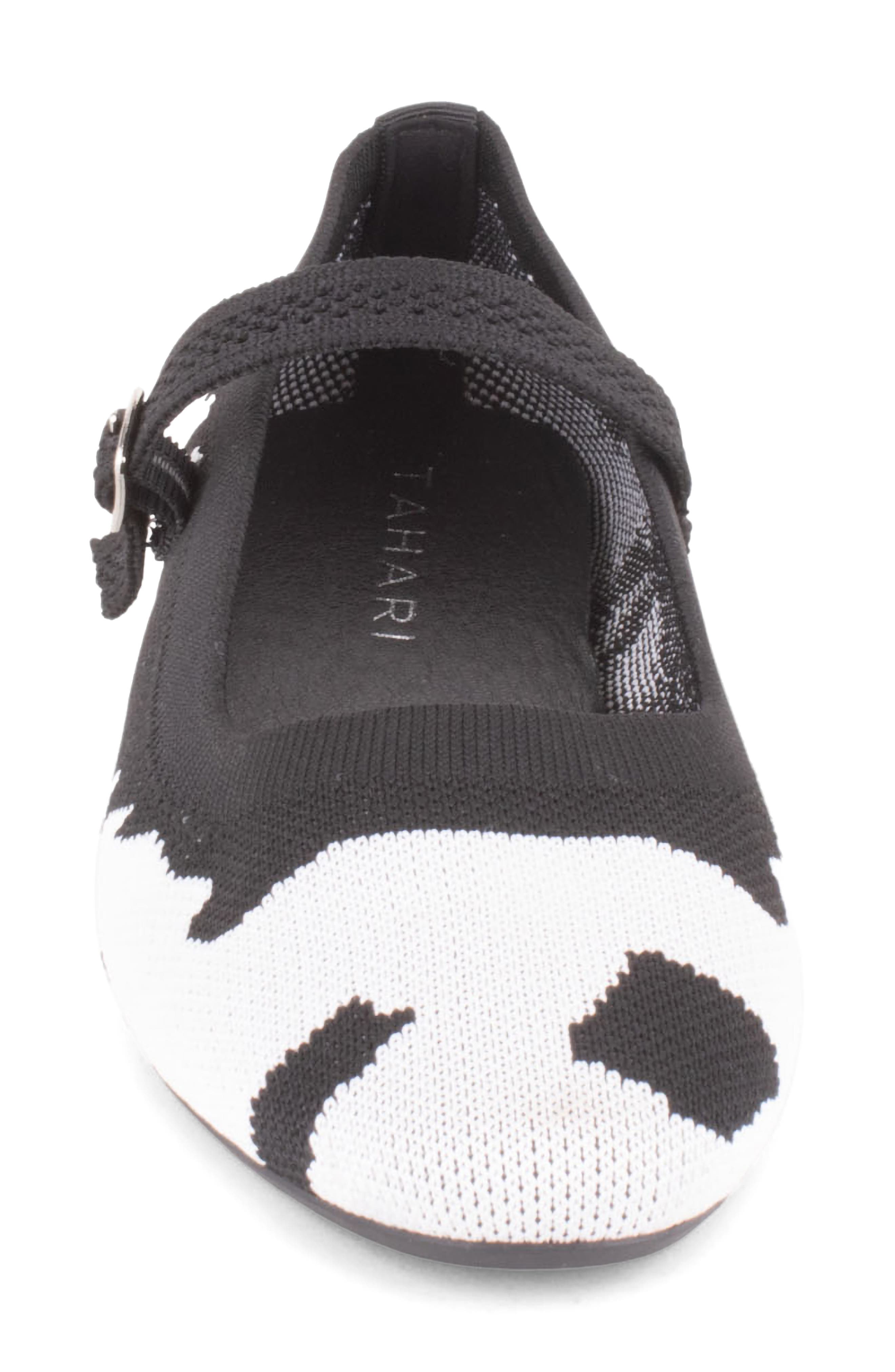 Tahari Amalfi Mary Jane, Alternate, color, Black Pony Print