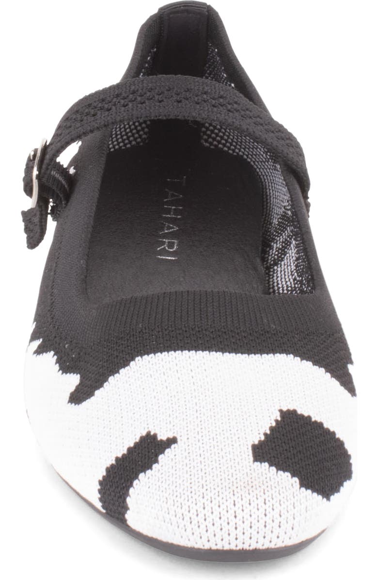 Tahari Amalfi Mary Jane, Alternate, color, Black Pony Print