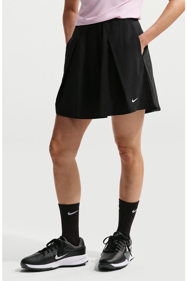 Dri-FIT Flouncy Golf Skort, Main, color, 010 BLACK/SAIL