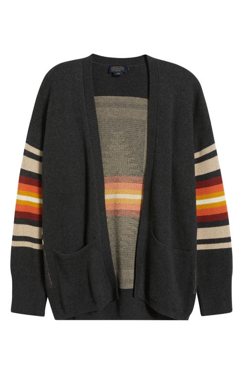 Pendleton Sierra Springs Open Front Cardigan In Black