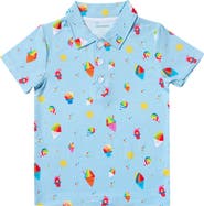 Coco Moon Kids' Shave Ice Print Polo